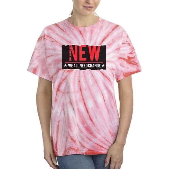 New We All Need Banner Tie Dye Cyclone Women -Image by Shutterstock, Female Large