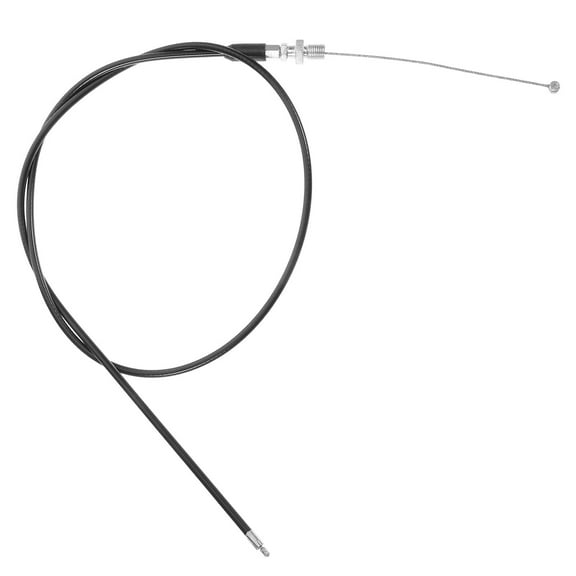 LULULION Motorcycle Throttle Cable Metal Black 1Set for DIY Modifiers