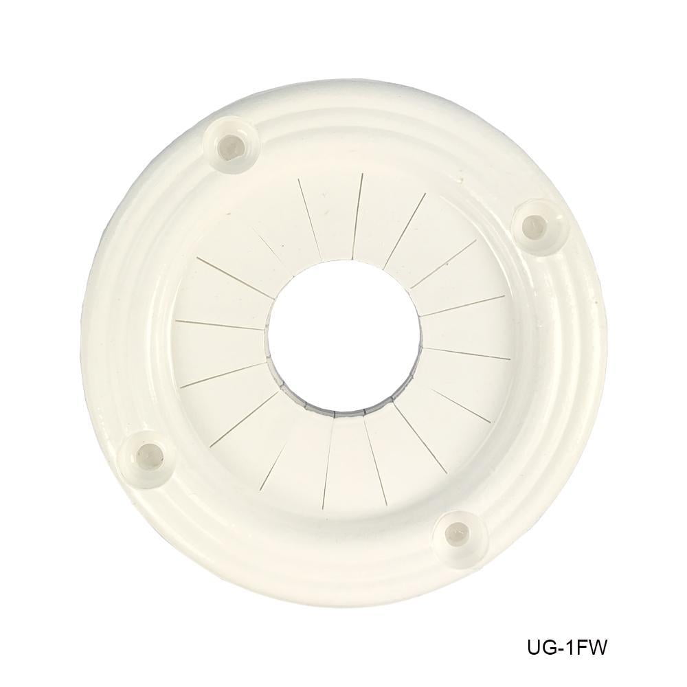 T-H Marine Supplies UG-3FW-DP 4 in. Pair of Utility Grommet, Fish White
