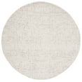 thumbnail image 3 of Safavieh Abstract Delia Distressed Wool Area Rug, Ivory/Light Gray, 4' x 4' Round, 3 of 12