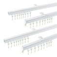 thumbnail image 3 of Curtain Track w/ Hooks 9ft-12ft Aluminium Ceiling Mount Curtain Tracks Scalable, 3 of 6