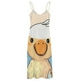 thumbnail image 5 of Fun And Playful Duck Sleeveless Dress Woman Fashion Long Dresses Women's Summer Suit Dress Summer 2025 Women, 5 of 7