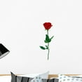 thumbnail image 1 of Red Rose Wall Decal by Wallmonkeys Peel and Stick Graphic (24 in H x 16 in W) WM117407, 1 of 4