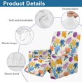 thumbnail image 4 of HELLHERO 4 Pieces Watercolor Floral Pattern Recliner Cover, Durable Recliner Furniture Slipcover Soft Washable Sofa Cover for Living Room Home, 4 of 6