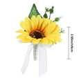 9 Pieces Artificial Flowers Corsage Boutonniere Set,Simulation