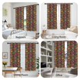 thumbnail image 5 of Monster Cartoon Truck Brown Pattern Blackout Curtains,Triple Weaved Fabric,Thermal Insulated,Room Darkening,Grommet Top,2 Panels,42x84in(107x213cm), 5 of 6