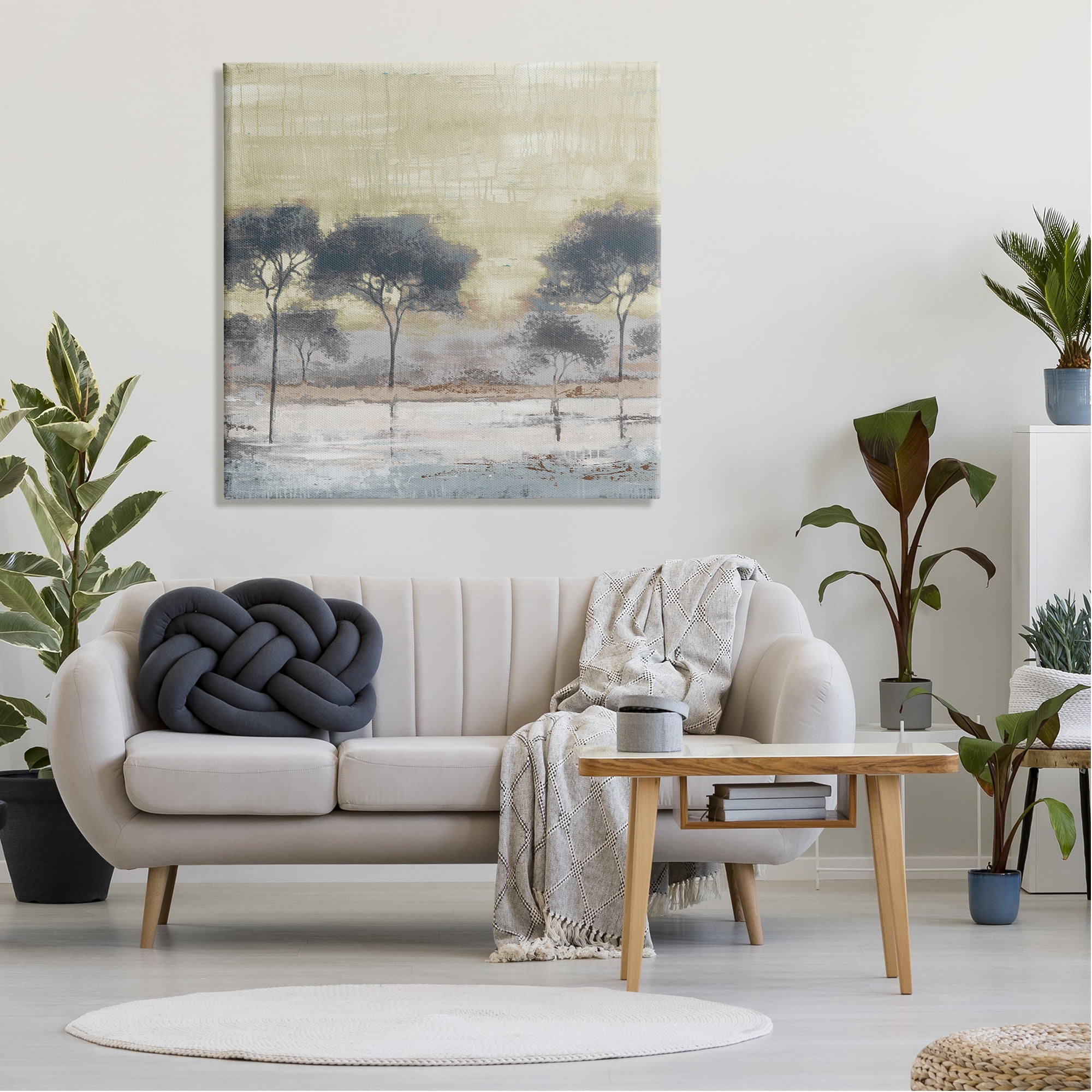 Stupell Industries Marshland Trees Water Surface Reflection Nature Scene Painting Gallery Wrapped Canvas Print Wall Art, Design by Liz Jardine