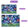 thumbnail image 5 of Happy New Year Pitbull Family Cheer Winter Midnight Firework Indoor Rug Terrier Dog Lover Carpet Living Bed Room Sofa Home Decor - 02025, 5 of 5