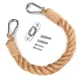 thumbnail image 4 of Bearachild 2-in-1 Toilet Paper Holder Hanging Cotton Bathroom Handmade Rope Napkin Line Decoration Household Rack Shelf Storage Towel 2piezas, 4 of 6