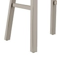 thumbnail image 4 of Birch Harbor Moreno Wood Backless Bar Height Stool, Distressed Gray, 4 of 7