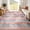 Colorful, variant on Beltran 4'x6' Abstract Watercolor Striped Area Rug, Washable Non Slip Low Pile Boho Rug, Pastel Multicolor Stain Resistant Rug for Living Room Bedroom, Colorful