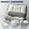 thumbnail image 3 of Sentmoon Pillows Pillow for Side Sleepers Soft and Non Collapsing Core Protects The Cervical Spine and Helps Sleep. Adult and Student Household Massage, 3 of 5