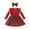 Red, variant on Esaierr 3M-3Y Toddler Baby Girls Christmas Dress Kids Fall Winter Princess Dress Ruffle Long Sleeve Buffalo Check Plaid Tutu Lace Newborn Dress