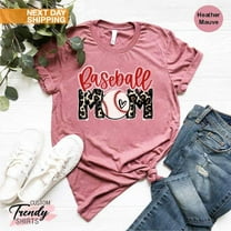 Baseball Mom Shirt, Leopard Baseball Mom, Cute Baseball Shirt, Baseball Mom T-Shirt, Sports Mom Shirt, Baseball Fan Shirt, Baseball Gift Tee TSHIRT All Size S-5XL