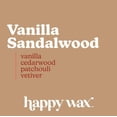 thumbnail image 3 of Wax Melts Happy Wax con aroma a vainilla y sándalo, 240 ml, 3 of 6