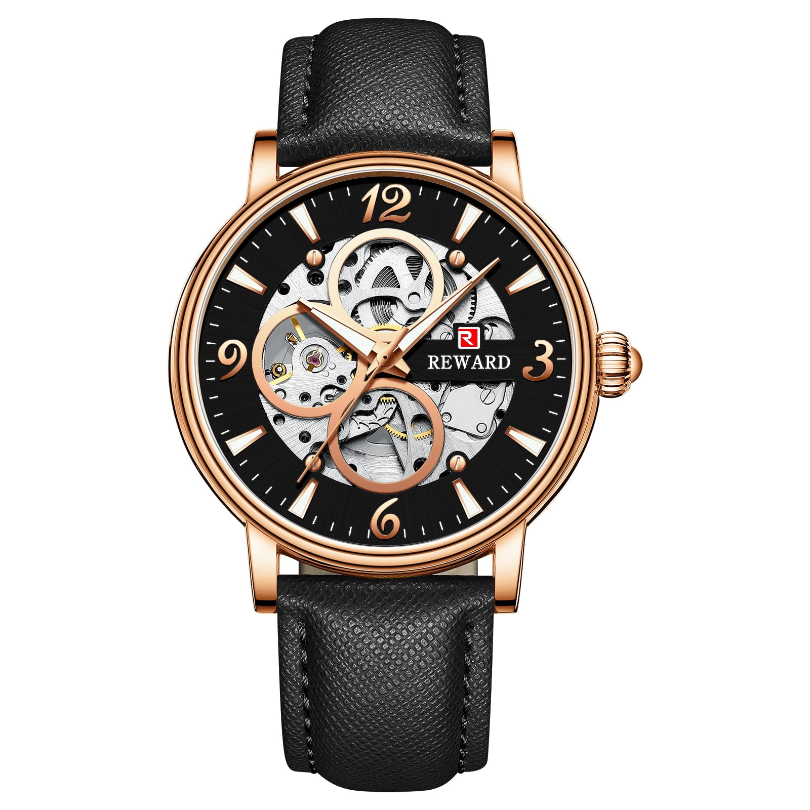 skeleton watch mens
