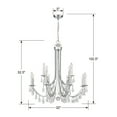 thumbnail image 6 of Bridgehampton 12 Light Antique Gold Chandelier, 6 of 9