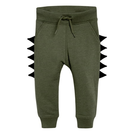 

Toddler Boys Dinosaur Drawstring Jogger Sweatpants Kids Casual Activewear Long Pants 1-6T