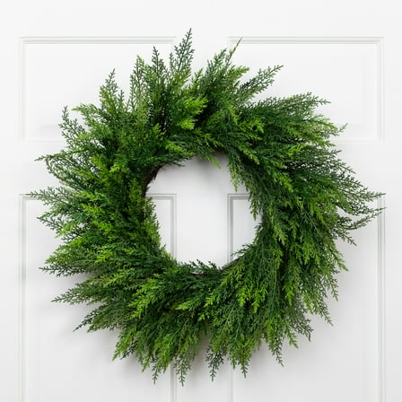 Northlight Cedar Artificial Christmas Wreath - 24" - Unlit