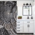 thumbnail image 5 of Ink Texture Watercolor Shower Curtain for Bathroom Bath Curtain Polyester Fabric Waterproof Bathroom Curtain with 12 Hooks, 5 of 7