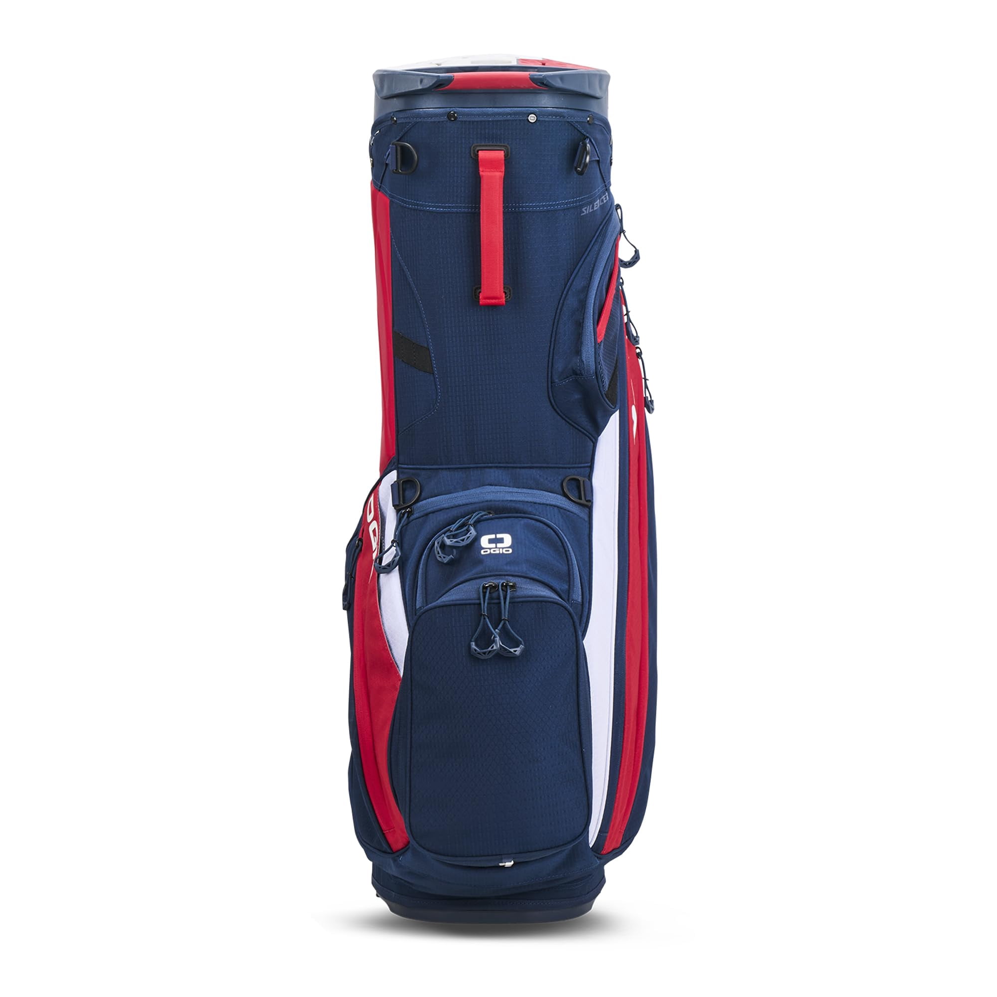 Ogio Golf Silencer Hybrid Stand Bag Red/White/Blue