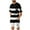 Black1, variant on Plus Size Workout Sets for Men Striped Shorts Crewneck Shirts Shorts Set Breathable Athletic Active 2 Piece Outfits