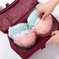 thumbnail image 3 of Billuyoard Bolsa de ropa interior, organizador multifunción impermeable, calcetines, bolsa de almacenamiento, accesorios cosméticos, estuche de Almacenamiento y organización del hogar Vino rojo Billuyoard HA027912-02, 3 of 6