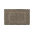 thumbnail image 2 of Jean Pierre New York Sophie Border 100% Cotton Bath Mat - Non-Slip Bath Rug - Brown Cappuccino - 27" x 45", 2 of 8
