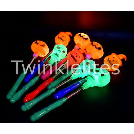 12 Halloween Light Up Sticks Party Glow Favors Costume Decoration Safety