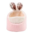 thumbnail image 1 of Hamster Warm Nest Antlers Rabbit Ears Mini Hamster Nest Guinea Pig Nest Bed, 1 of 10