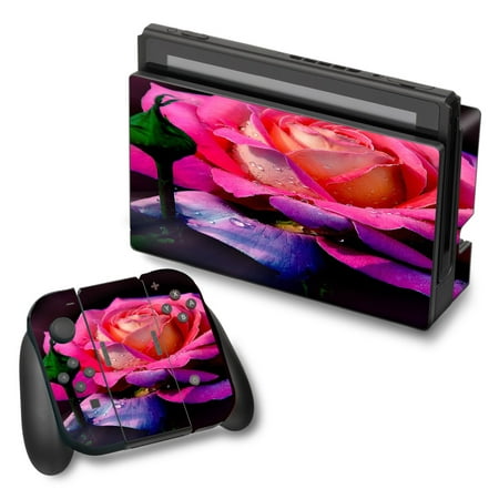 Skins Decals For Nintendo Switch Vinyl Wrap / Beautiful Rose Flower Pink
