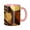 Pink, variant on Navy Vintage Coffee Mug Fun Custom Ceramic Mugs 11oz Black