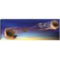 thumbnail image 1 of Cuadro Decorativo - El béisbol se desmorona en el espacio, 1 of 3