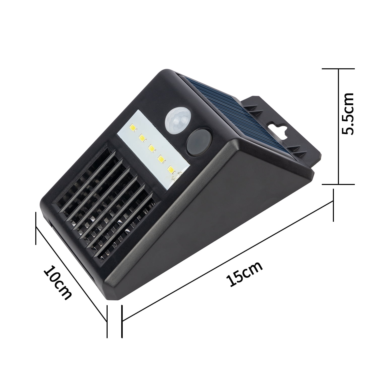 Wall-mounted Solar Bug Zapper Outdoor 4 Pack, Waterproof Electric LED Light Mosquito Killer Lamp with Motion Sensor for Backyard Patio Camping, Garden, Yard - Portable, Eco-Friendly, Black