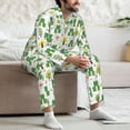 thumbnail image 7 of Sikiie Funny Toad Mens Pajama Set, Soft Warm Long Sleeve Sleepwear, Cozy Button-Down Pjs for Men-X-Large, 7 of 7