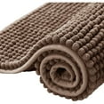 thumbnail image 5 of Chun Yi Non-slip Bathroom Rugs Chenille Soft Absorbent Plush Bath Mat (Brown,24"*60"), 5 of 6