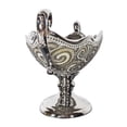 thumbnail image 3 of Silver Black Crystal Center Bowl, 3 of 4