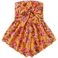 thumbnail image 2 of Combinaison Courte Sans Bretelles à Imprimé Floral pour Femmes, 2 of 6