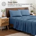 thumbnail image 2 of Bare Home Pillowcase Set - Envelope Closure - Premium 1800 Collection - Double Brushed - Ultra Soft - Queen Size, Coronet Blue, 2 Count, 2 of 6
