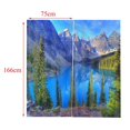 thumbnail image 3 of 2 piezas cortina paisaje paisaje ventana cenefa para dormitorio 5 Zulema Cortinas de la ventana del baño del paisaje, 3 of 8