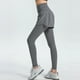 thumbnail image 5 of Leggings elásticos de cintura alta para mujer, pantalones falsos de dos piezas con bolsillos, ropa deportiva, mallas para correr, ropa de gimnasio y Yoga, 5 of 5