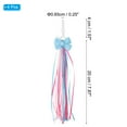 thumbnail image 2 of Uxcell Bike Streamers, Colorful Scooter Handlebar Tassels Grips Ribbon Accessories Decorations for Girls Sky Blue Pink, 2 of 6