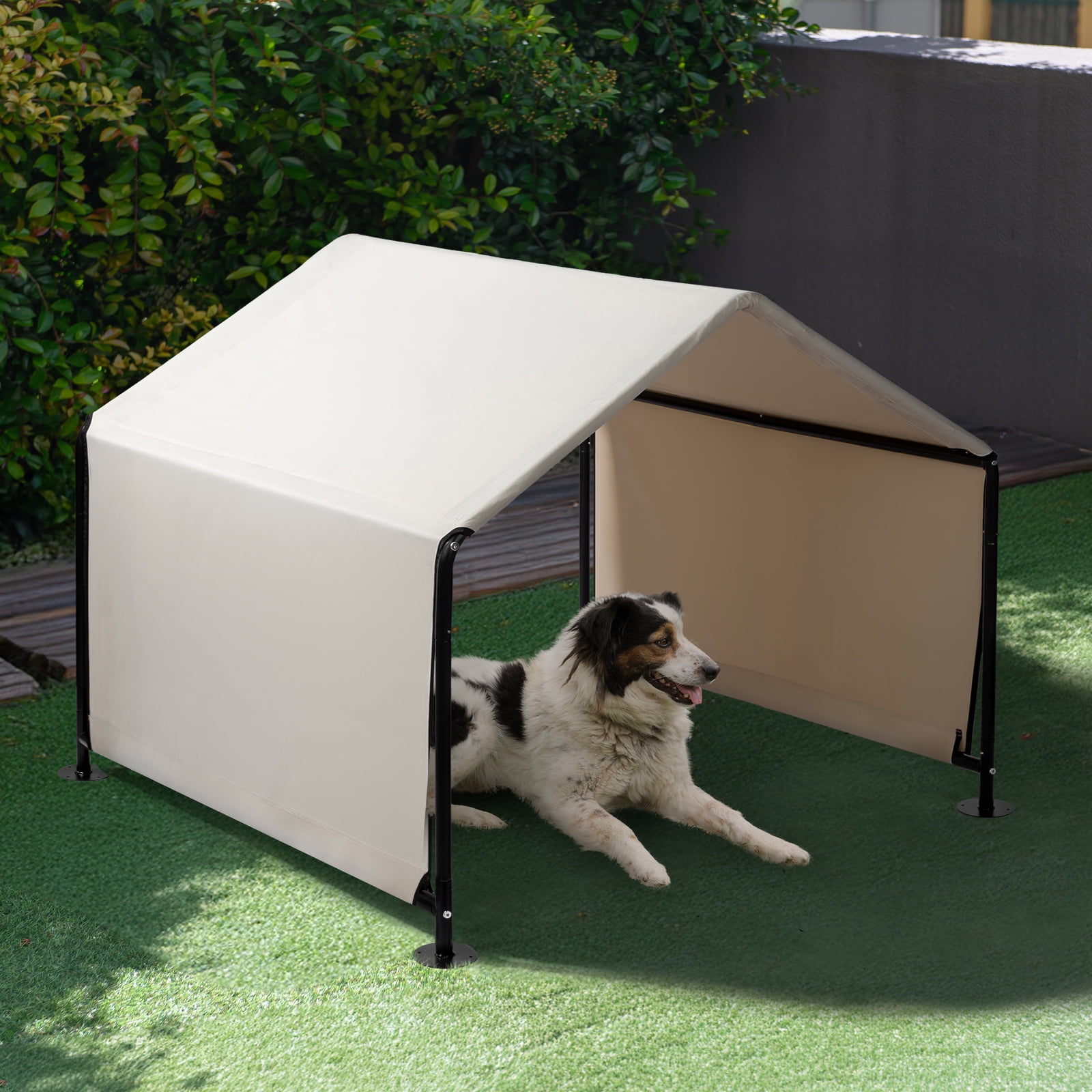 Dog Tent for Large Creamy, 4*4*3.3 Ft