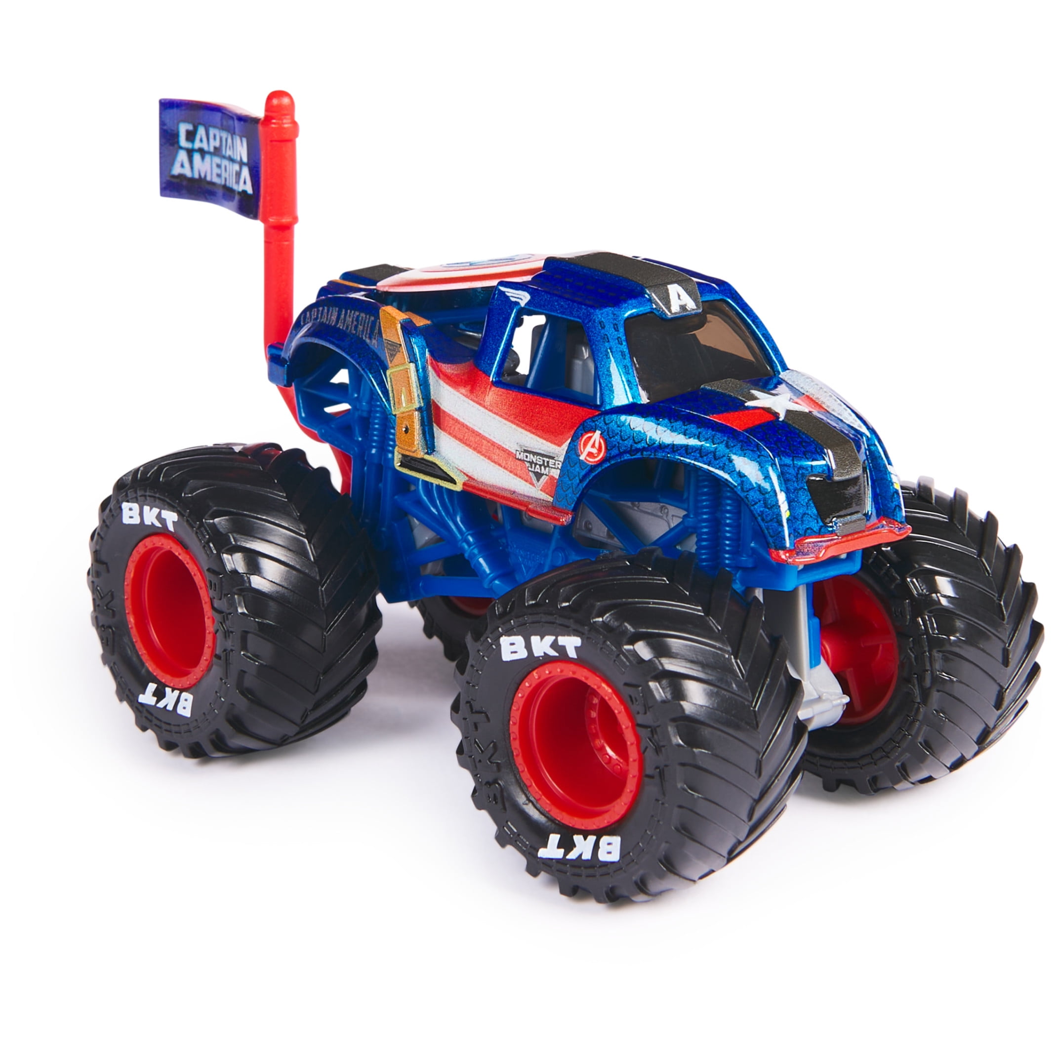 MONSTER JAMモンスター ジャムMARVEL HEROES TRUCKS Amazon.com: Monster Jam - Twin Pack Original Monster Trucks