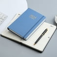 thumbnail image 4 of Tnobhg A5 2024 English Planner Faux Leather Hardcover Elastic Band 360 Pages Ink-Proof Paper Elegant Journal Dairy Notebook Student Supplies, 4 of 7