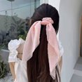 thumbnail image 3 of Paquete de 5 bandas de lazo de cola larga para mujeres y niñas, coleteros con estampado de lunares y margaritas, accesorios para el cabello de seda satinada, 3 of 5