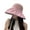 Pink, variant on Bucket Hat for Women, Large Brim Fisherman Cap with Windproof Strap, Soft Beach Travel UPF 50+ Summer Hat