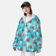 thumbnail image 3 of Balery Crab Swims In The Ocean Sudadera ligera de manga larga con capucha y protección solar UPF 50+ para hombre y mujer, ideal para pesca y running-Small, 3 of 7