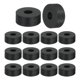 thumbnail image 1 of 14 Pcs Espaciador de Goma Multiusos, 12mm ODx45mm IDx20 mm Grosor Aislamiento Antivibración para Hogar y Autos (Negro), 1 of 7