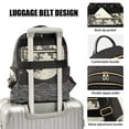 thumbnail image 3 of FORMRS Mini Backpack Purse for Women Travel Daypack Casual Shoulder Bag, Beige Moon, 3 of 7